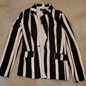 NWT Forever 21 striped blazer
